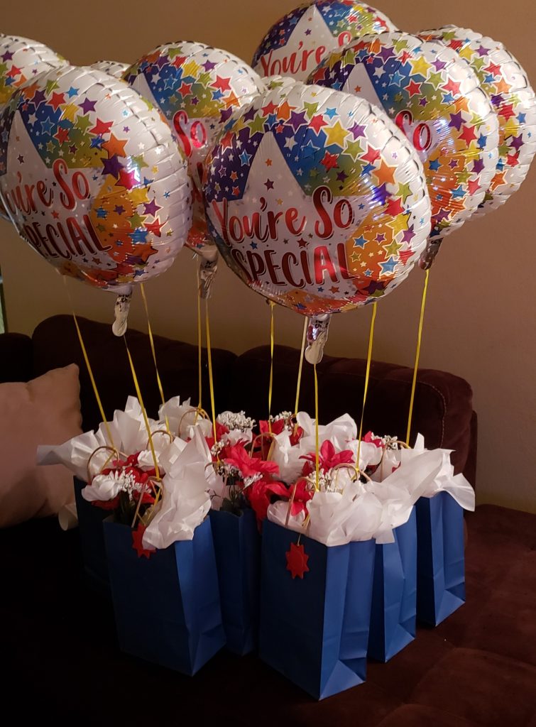 Delivering cheer to our local memory care and rehab centers