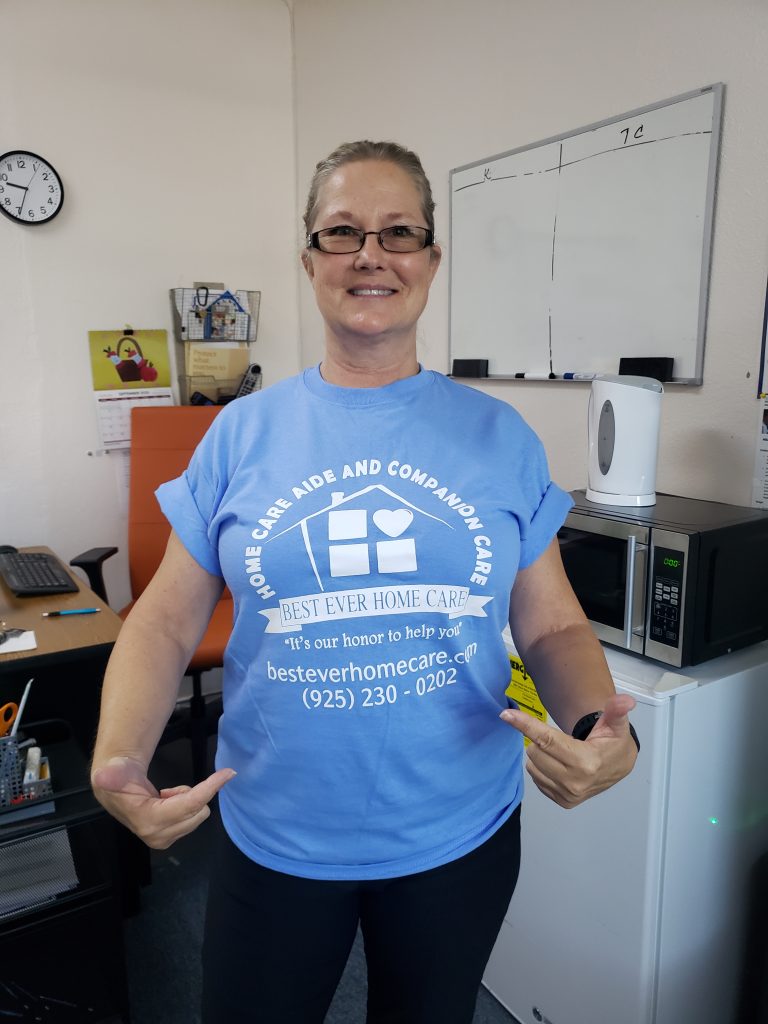 Our new volunteer BEHC t-shirts